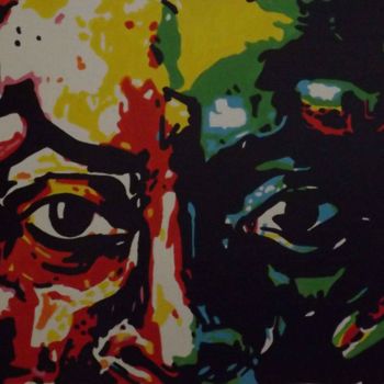 Pittura intitolato "Miles Davis" da Paulo Martin, Opera d'arte originale, Acrilico