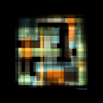 Arts numériques intitulée "Blurred" par Paulo Themudo, Œuvre d'art originale, Peinture numérique
