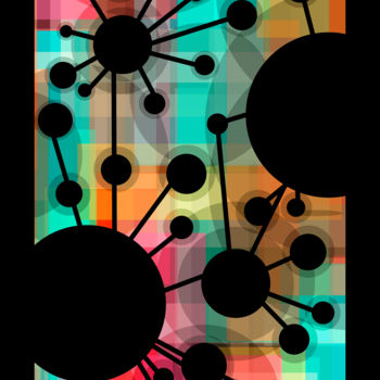 数字艺术 标题为“Particles” 由Paulo Themudo, 原创艺术品, 数字油画