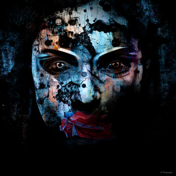 「Sadness」というタイトルのデジタルアーツ Paulo Themudoによって, オリジナルのアートワーク, 写真モンタージュ