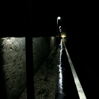 Photographie intitulée "Le long de la route" par Paulous, Œuvre d'art originale, Photographie numérique Monté sur Autre pann…