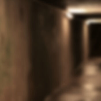 Fotografia intitulada "Corridor inconnu" por Paulous, Obras de arte originais, Fotografia digital Montado em Alumínio