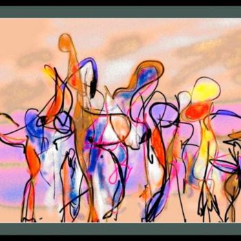 Digital Arts titled "Diversité" by Paul Surdulescu, Original Artwork, Digital Painting