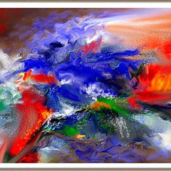 Digital Arts titled "Eruption" by Paul Surdulescu, Original Artwork