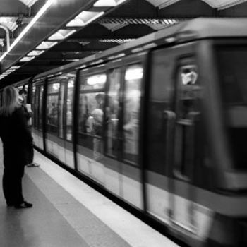 Photography titled "Paris Metro Station" by Paul Sewell, Original Artwork