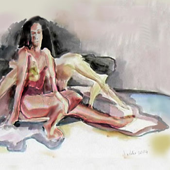 Peinture intitulée "nuenmouvment13.jpg" par Paulyvalent (Paul Elie), Œuvre d'art originale