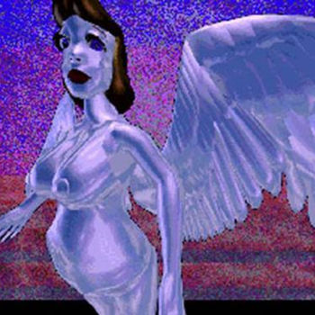 Painting titled "ange3d.jpg" by Paulyvalent (Paul Elie), Original Artwork