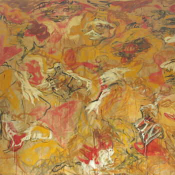 Pittura intitolato "Shopping 4" da Pavel Durasov, Opera d'arte originale, Acrilico