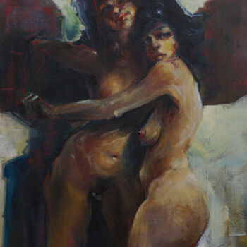 Peinture intitulée "Tango" par Pavel Filin, Œuvre d'art originale, Huile
