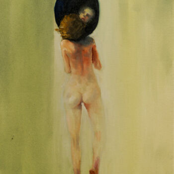 Ζωγραφική με τίτλο "reflection" από Pavel Filin, Αυθεντικά έργα τέχνης, Λάδι Τοποθετήθηκε στο Ξύλινο φορείο σκελετό
