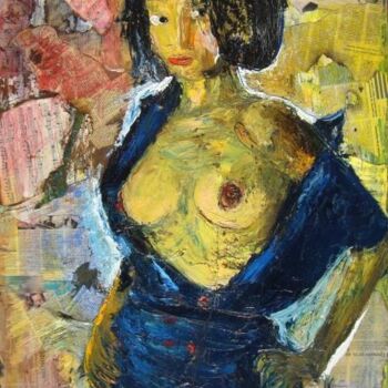 Painting titled "nude" by Pavel Klimov, Original Artwork, Oil