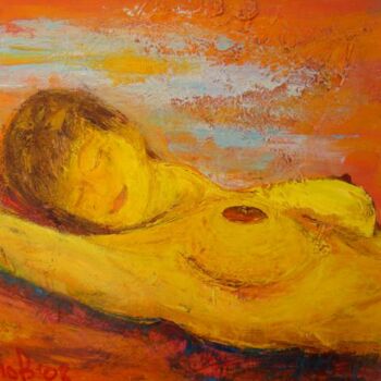 Painting titled "summer dream" by Pavel Klimov, Original Artwork, Oil