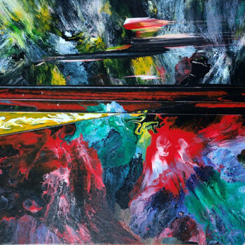 Malerei mit dem Titel "Composition 28" von Pavel Krasheninin, Original-Kunstwerk, Acryl