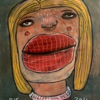 Pintura intitulada "Girl from Berlin" por Pavel Kuragin, Obras de arte originais, Pastel