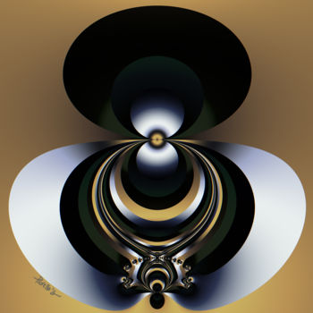 Digital Arts titled "Black Orchid - 10"…" by Jim Pavelle, Original Artwork, 2D Digital Work