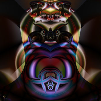 Digital Arts titled "Hooded Cobra" by Jim Pavelle, Original Artwork, 2D Digital Work