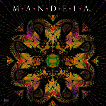 Digitale Kunst mit dem Titel "Mandela" von Jim Pavelle, Original-Kunstwerk, 2D digitale Arbeit