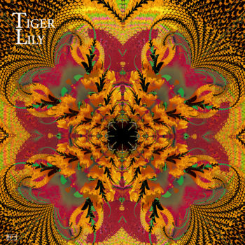 Digitale Kunst getiteld "Tiger Lily" door Jim Pavelle, Origineel Kunstwerk, 2D Digital Work