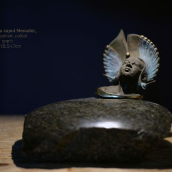 Sculpture intitulée "Menada" par Pavel Obreja, Œuvre d'art originale, Bronze