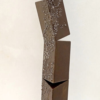 Sculpture titled "Equilibrio, serie "…" by Pavlovskydesign Metal And Painting, Original Artwork, Metals