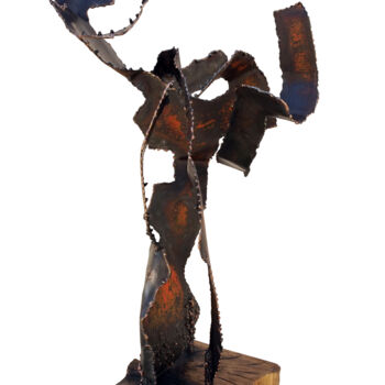 Escultura titulada "L'albero" por Pavlovskydesign Metal And Painting, Obra de arte original, Metales
