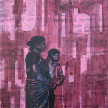 Painting titled "AMAYA" by Pawan Shharma, Original Artwork, Acrylic