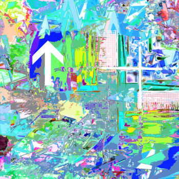 Digital Arts με τίτλο "Go" από Emmanuel Payet, Αυθεντικά έργα τέχνης