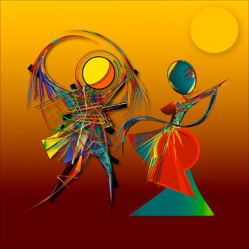 Artes digitais intitulada "dance" por Dmitry Payvin, Obras de arte originais