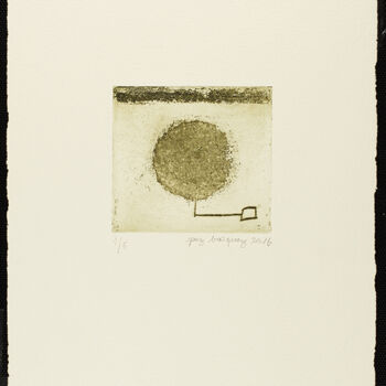 Gravures & estampes intitulée "«Pied à terre»" par Paz Borquez-Chevallier, Œuvre d'art originale, Gravure