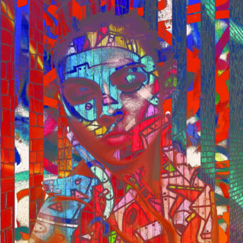 Digital Arts titled "Delight" by Paz, Original Artwork, Digital Collage