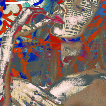 Digital Arts titled "Urban CMJN" by Paz, Original Artwork, Digital Collage