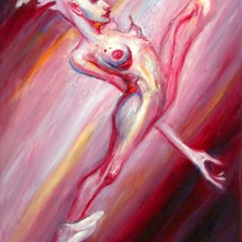 Painting titled "Flamingo" by Paz Winshtein, Original Artwork
