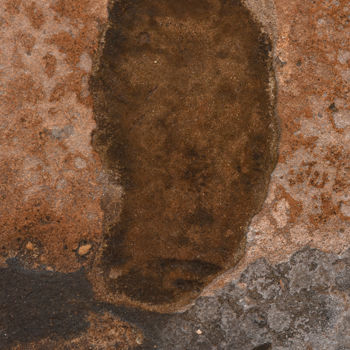 Photographie intitulée "Visage noir" par Pierre Boillon, Œuvre d'art originale, Photographie numérique