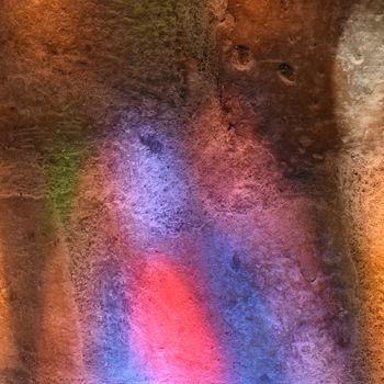 Фотография под названием "Reflet vitrail" - Pierre Boillon, Подлинное произведение искусства, Цифровая фотография
