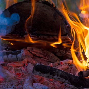 Photographie intitulée "Feu 20" par Pierre Boillon, Œuvre d'art originale, Photographie numérique