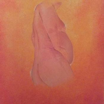 Malerei mit dem Titel "Rondeurs masculines…" von Pascal Boulommier, Original-Kunstwerk, Acryl