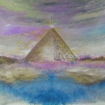 Painting titled "Pyramidium.jpg" by Pascal Boulommier, Original Artwork, Acrylic