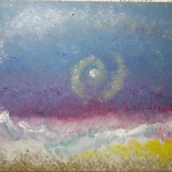Painting titled "Glaciation beauty" by Pascal Boulommier, Original Artwork, Acrylic