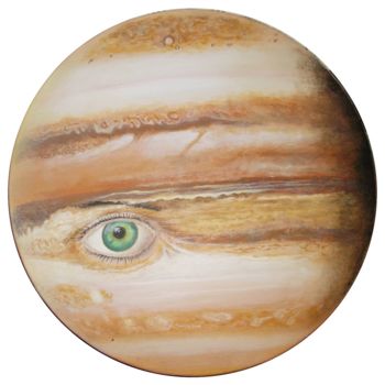 绘画 标题为“L'âme de Jupiter” 由Pascal Boulommier, 原创艺术品, 丙烯