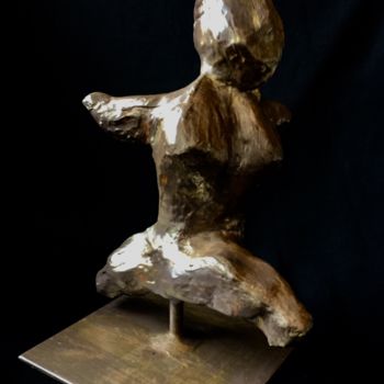Escultura titulada "Délivrance" por Priscilla Champelovier, Obra de arte original, Arcilla