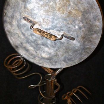 Skulptur mit dem Titel "nuages" von Priscilla Champelovier, Original-Kunstwerk, Metalle