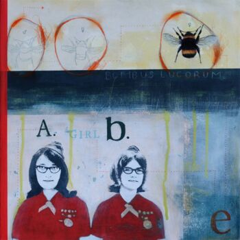 "The Beekeeper's Sis…" başlıklı Tablo Pc Morgan tarafından, Orijinal sanat, Petrol Ahşap Sedye çerçevesi üzerine monte edilm…