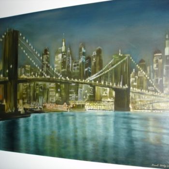 Pittura intitolato "New-york, new-york!" da Pascal Deveze, Opera d'arte originale
