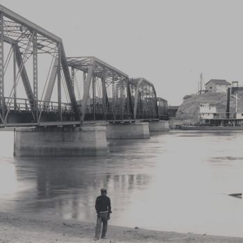 「Old Man River」というタイトルの写真撮影 Drapala Galleryによって, オリジナルのアートワーク