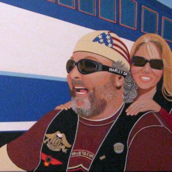 Painting titled "Kevin and Lori" by Drapala Gallery, Original Artwork