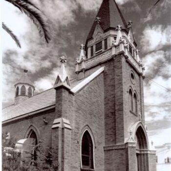 Photography titled "IC Church Main Stre…" by Drapala Gallery, Original Artwork