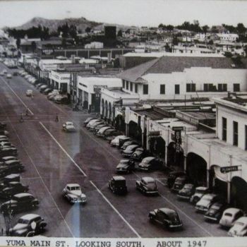 Fotografia intitulada "Old Downtown Yuma,…" por Drapala Gallery, Obras de arte originais