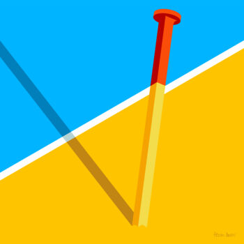 Digitale Kunst mit dem Titel "Beach - Jogo do pre…" von Pedro Abreu, Original-Kunstwerk, 2D digitale Arbeit