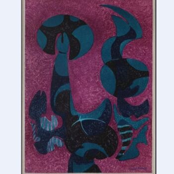 Gravures & estampes intitulée "Litograph On Arches…" par Pedro Coronel, Œuvre d'art originale, Lithographie