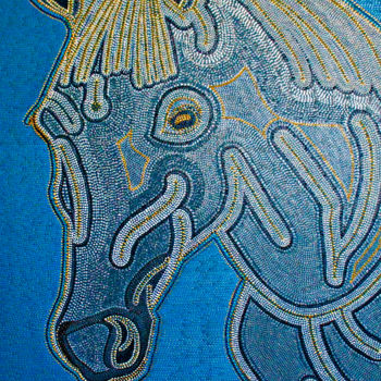 绘画 标题为“THE KING´S HORSE” 由Casas  D`Liz, 原创艺术品, 丙烯